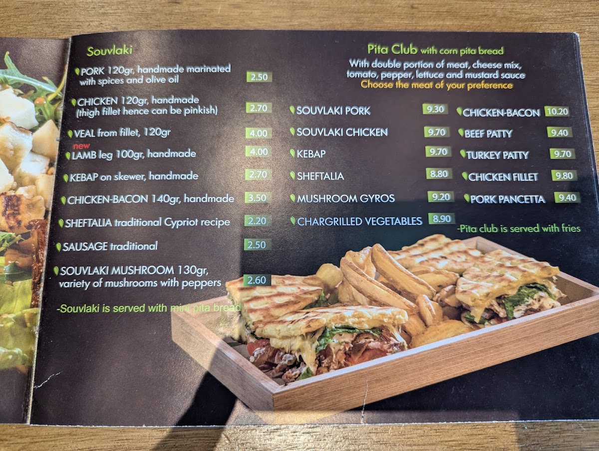 Menu - Thymari photo 1