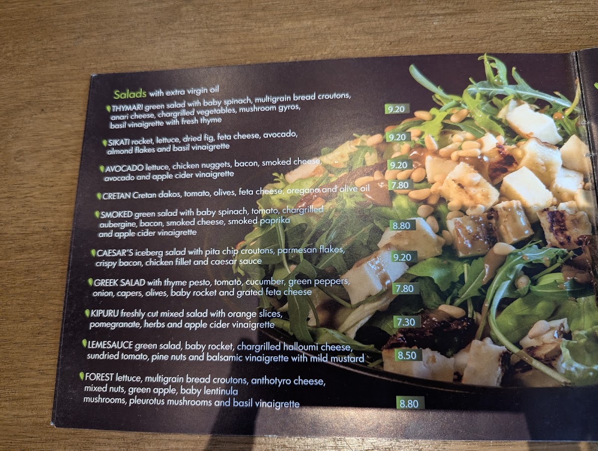 Menu - Thymari photo 5